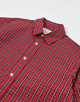 Regular Collar Shirt / Benjamin Shirt / Red x Blue