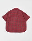 Regular Collar Shirt / Benjamin Shirt / Red x Blue