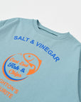 Print T-shirt / Hugo Tee / Turquoise Blue