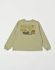 Back Print Long Sleeve Tee / Jayden Tee Back Print / Moss Green