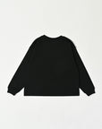 Front Print Long Sleeve Tee / Jayden Tee / Black