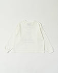 Front Print Long Sleeve Tee / Jayden Tee / Off White