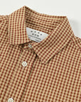Regular Collar Gingham Shirt/ East End Highlanders