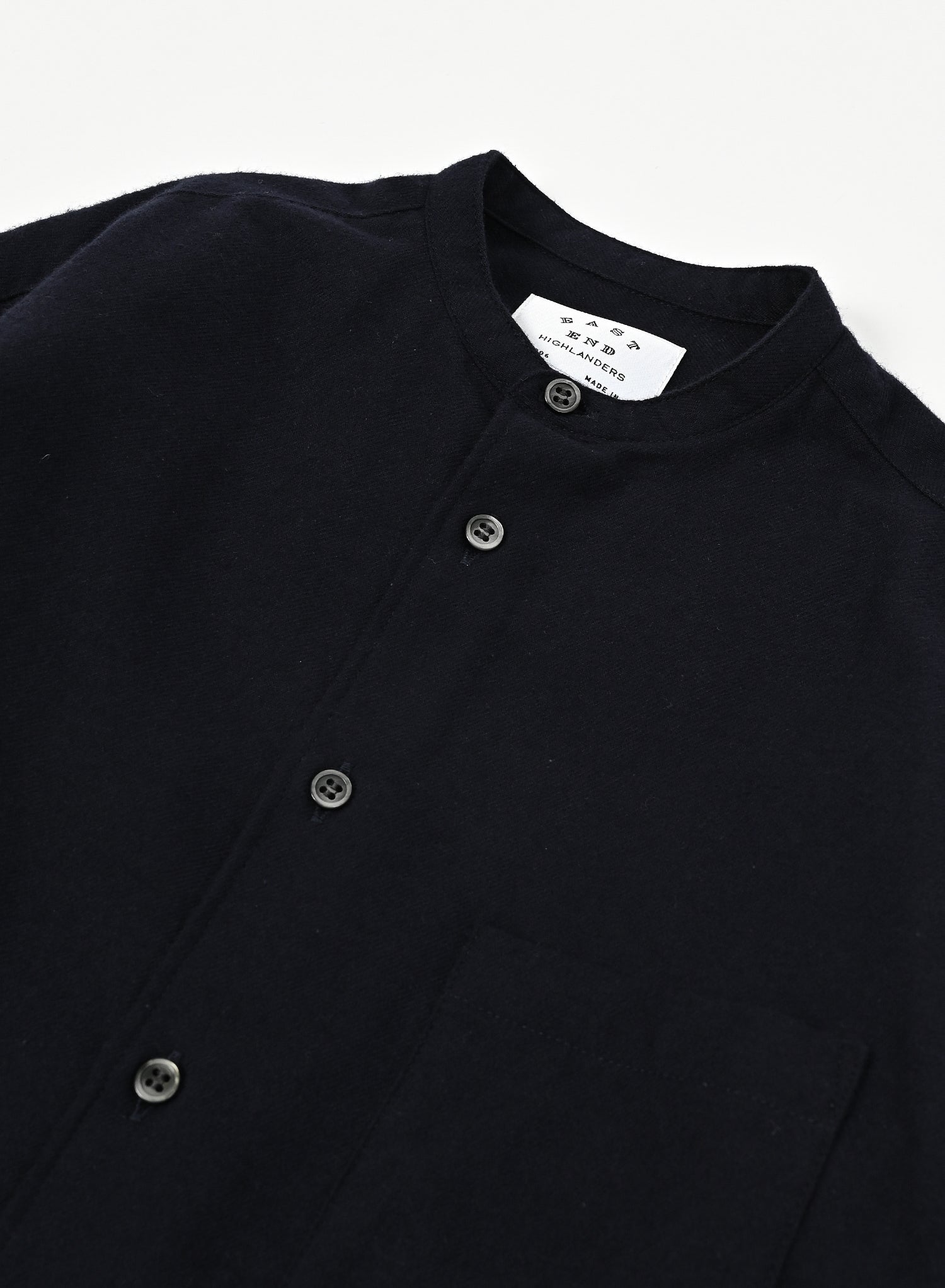 Band Collar Shirt | EAST END HIGLANDERS Onlie store – EAST END 