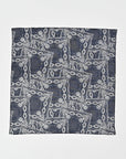 Scarf / Navy Paisley