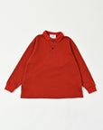 Long Sleeve Polo / Teddy Polo / Scarlet