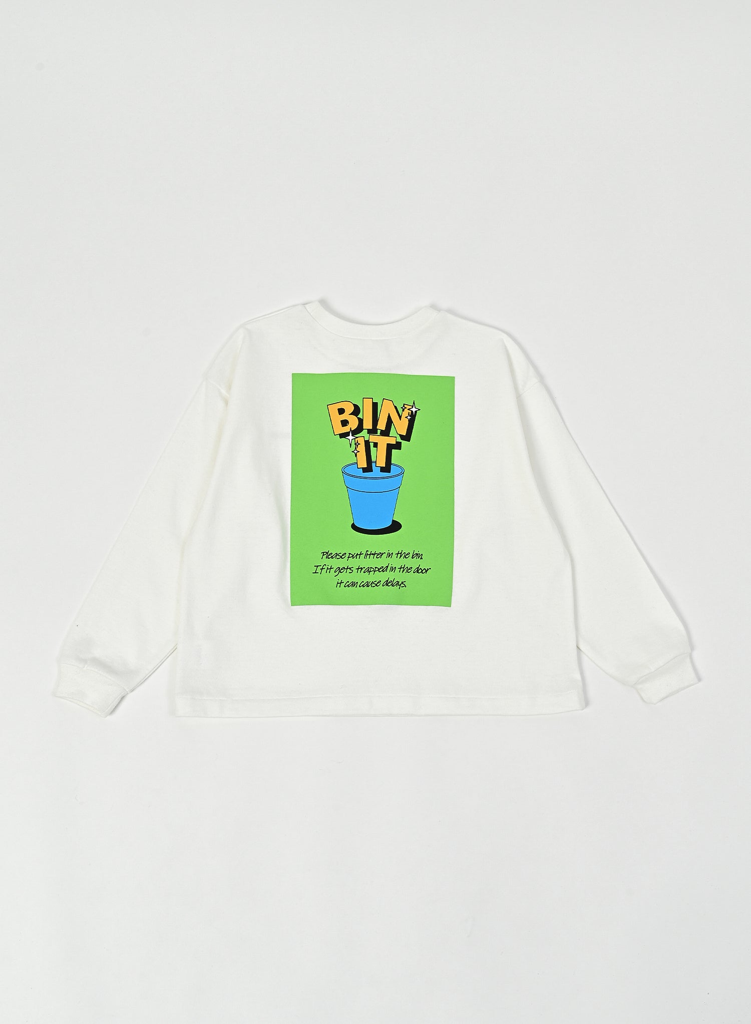Printed LS T-shirt/Bin It / EAST END HIGLANDERS 25AW