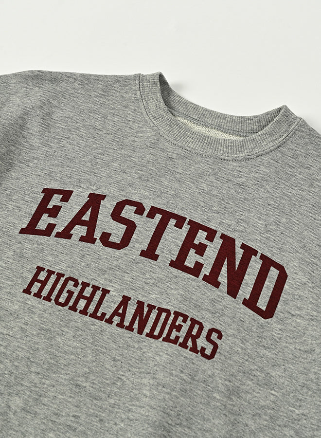College Print Sweater/ East End Highlanders
