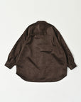 Band Collar Shirt / Elliot Shirt / Taupe