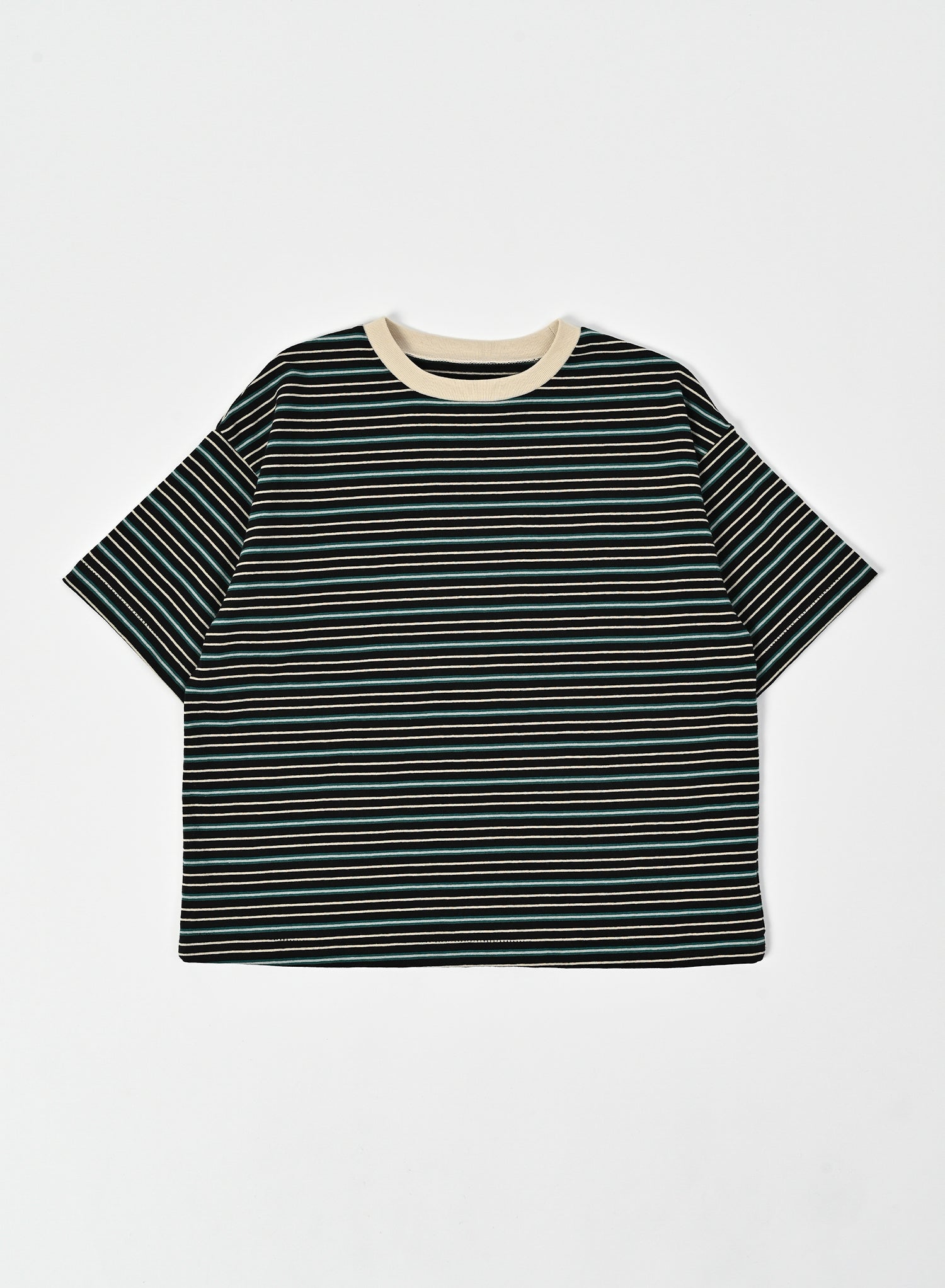 Multi Border T-shirt / Hugo Multi / Black
