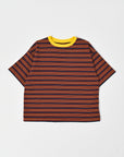 Multi Border T-shirt / Hugo Multi / Burgundy