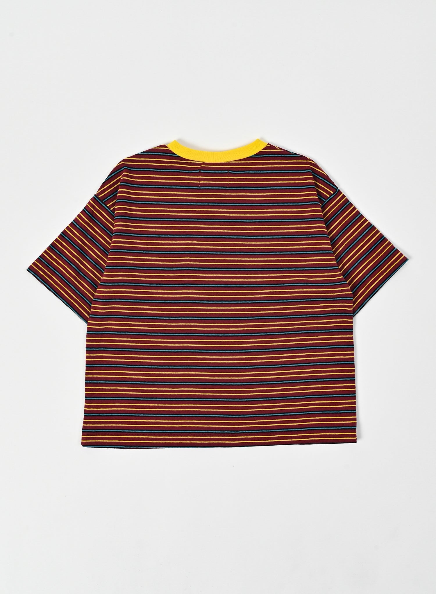 Multi Border T-shirt / Hugo Multi / Burgundy