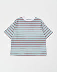 Multi Border T-shirt / Hugo Multi / Light Blue