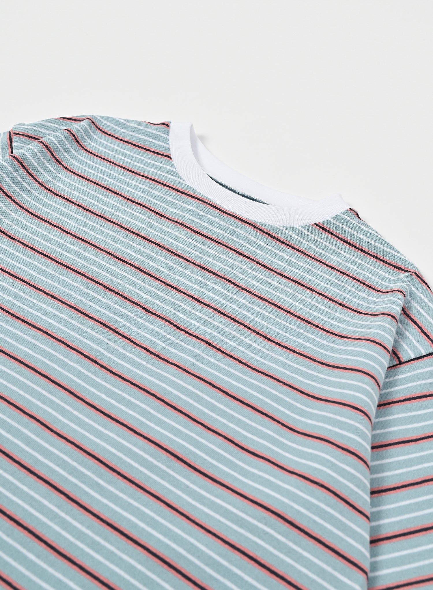 Multi Border T-shirt / Hugo Multi / Light Blue
