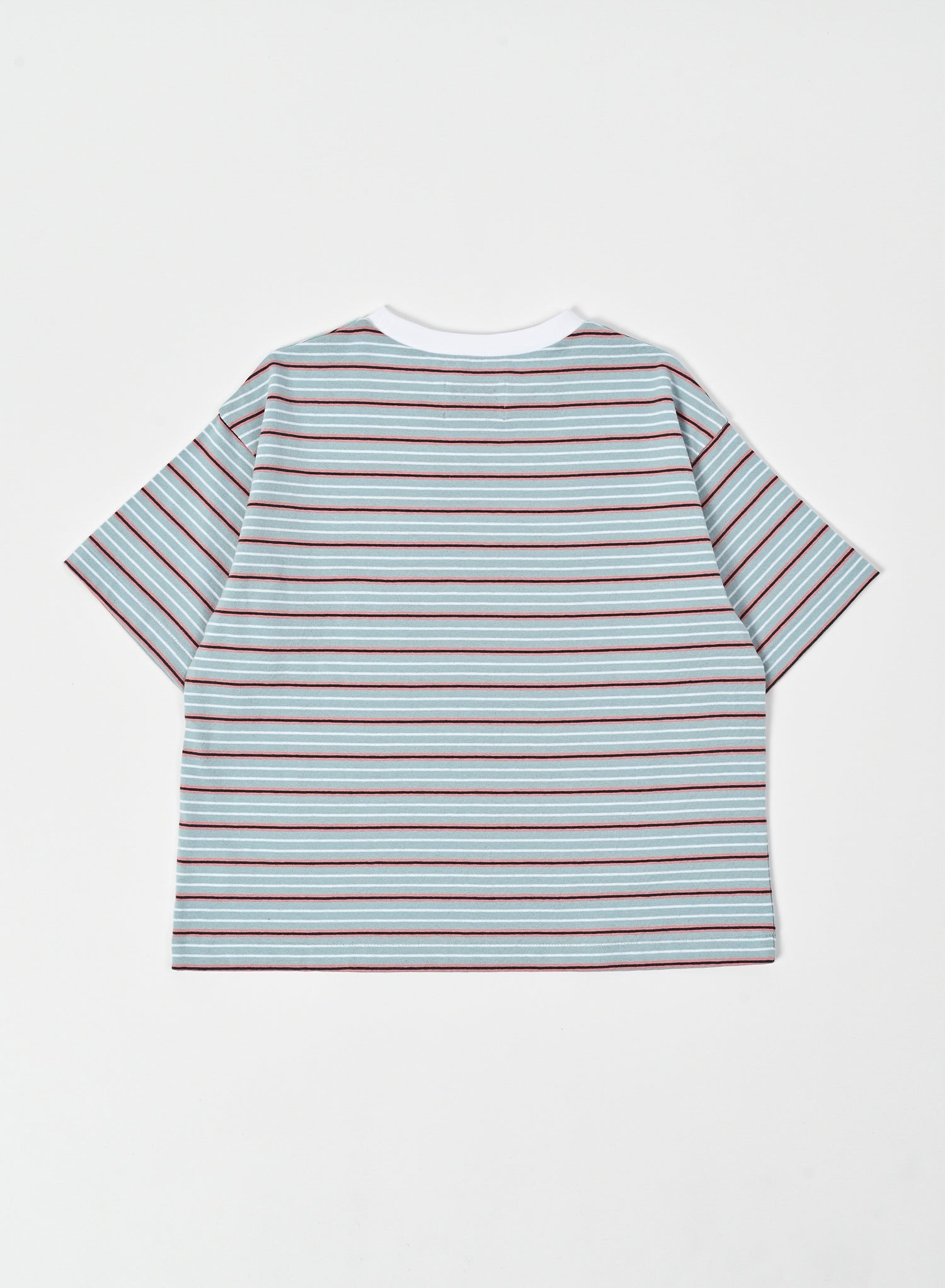 Multi Border T-shirt / Hugo Multi / Light Blue