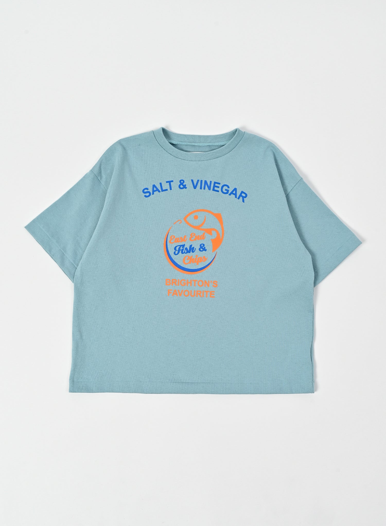 Print T-shirt / Hugo Tee / Turquoise Blue