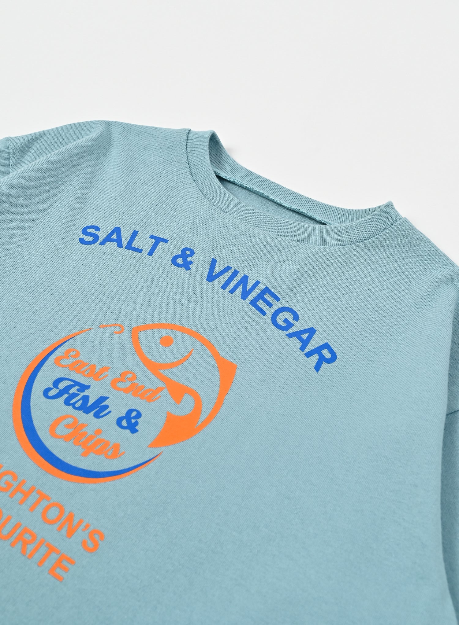 Print T-shirt / Hugo Tee / Turquoise Blue