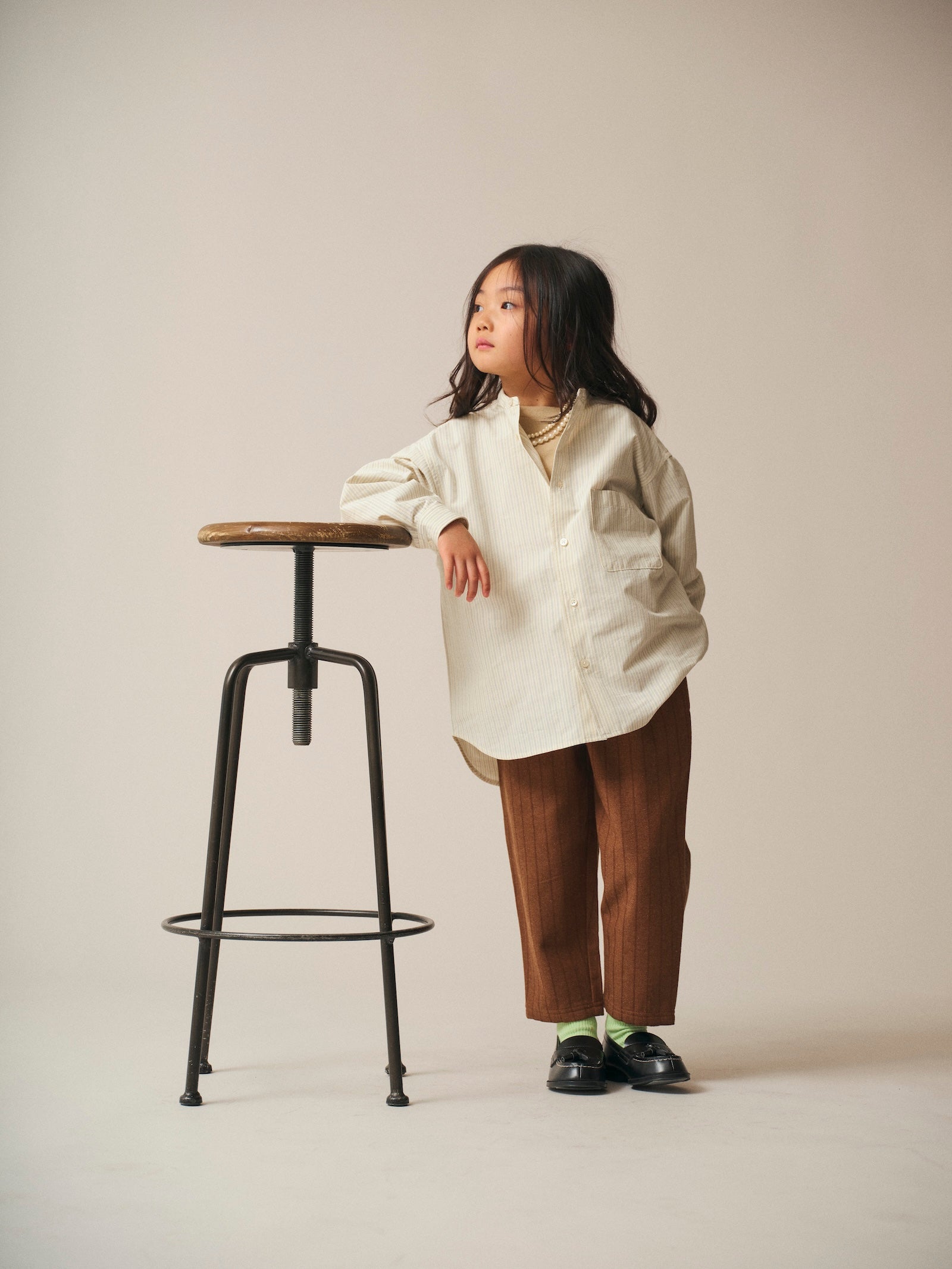 Back Print Long Sleeve Tee / Jayden Tee Back Print / Moss Green