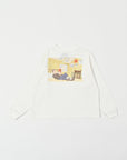 Back Print Long Sleeve Tee / Jayden Tee Back Print / Off White
