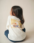 Back Print Long Sleeve Tee / Jayden Tee Back Print / Off White