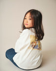 Back Print Long Sleeve Tee / Jayden Tee Back Print / Off White