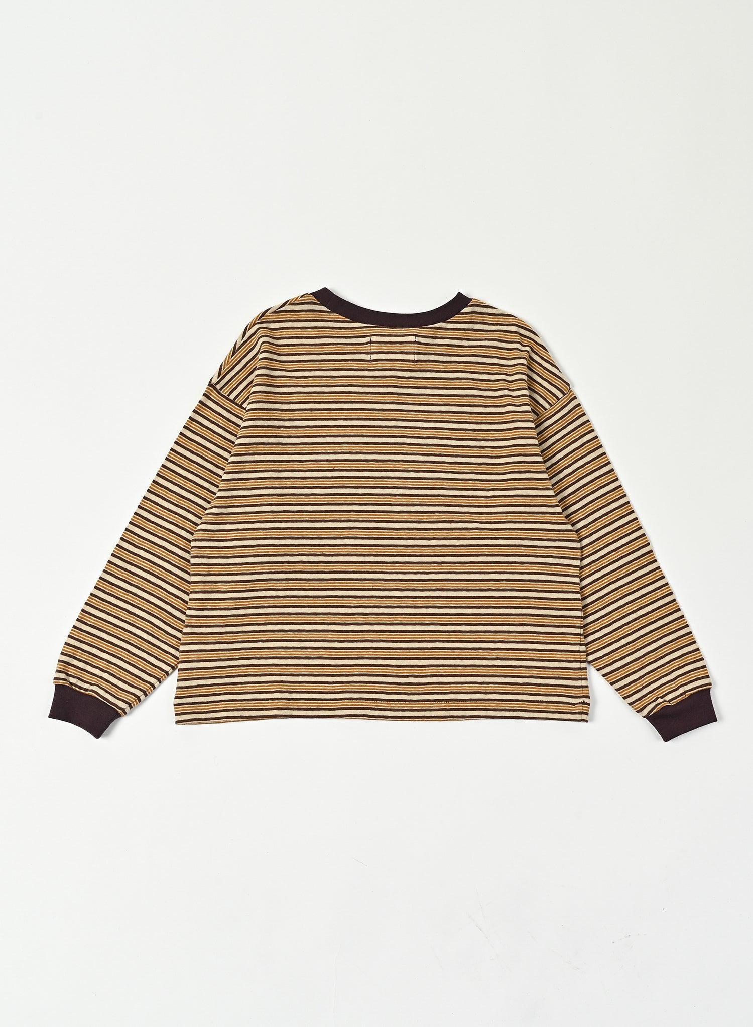 Multi Border T-shirt / Jayden Tee Multi Border / Brown