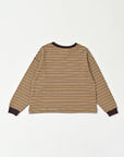 Multi Border T-shirt / Jayden Tee Multi Border / Brown