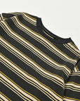 Multi Border T-shirt / Jayden Tee Multi Border / Charcoal