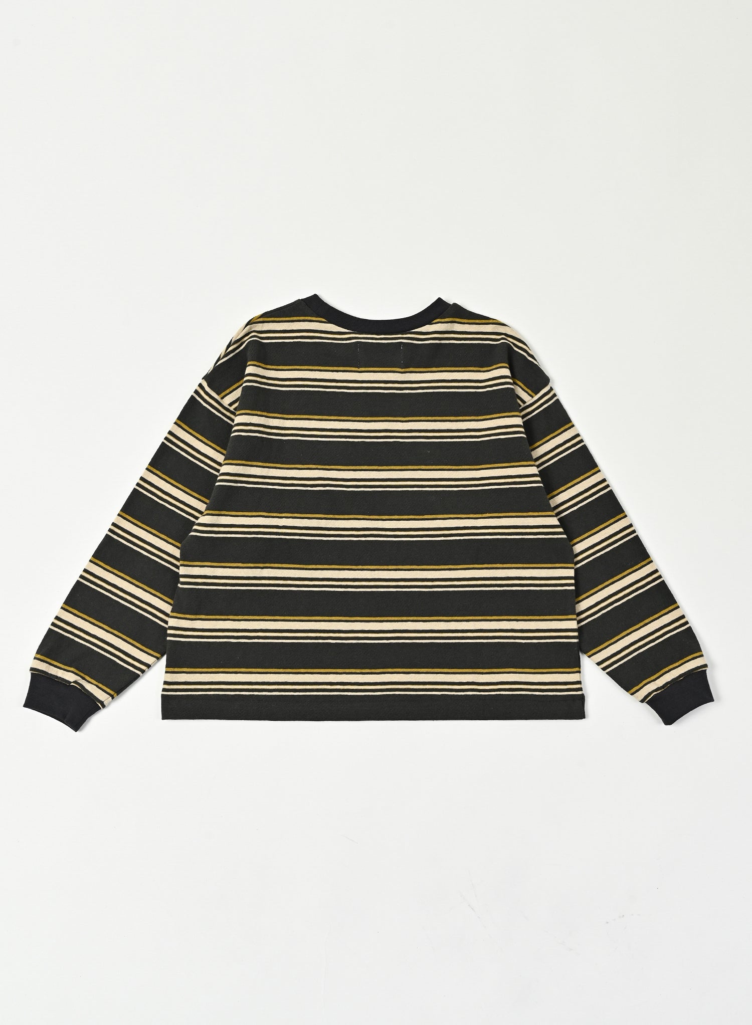 Multi Border T-shirt / Jayden Tee Multi Border / Charcoal