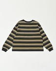 Multi Border T-shirt / Jayden Tee Multi Border / Charcoal