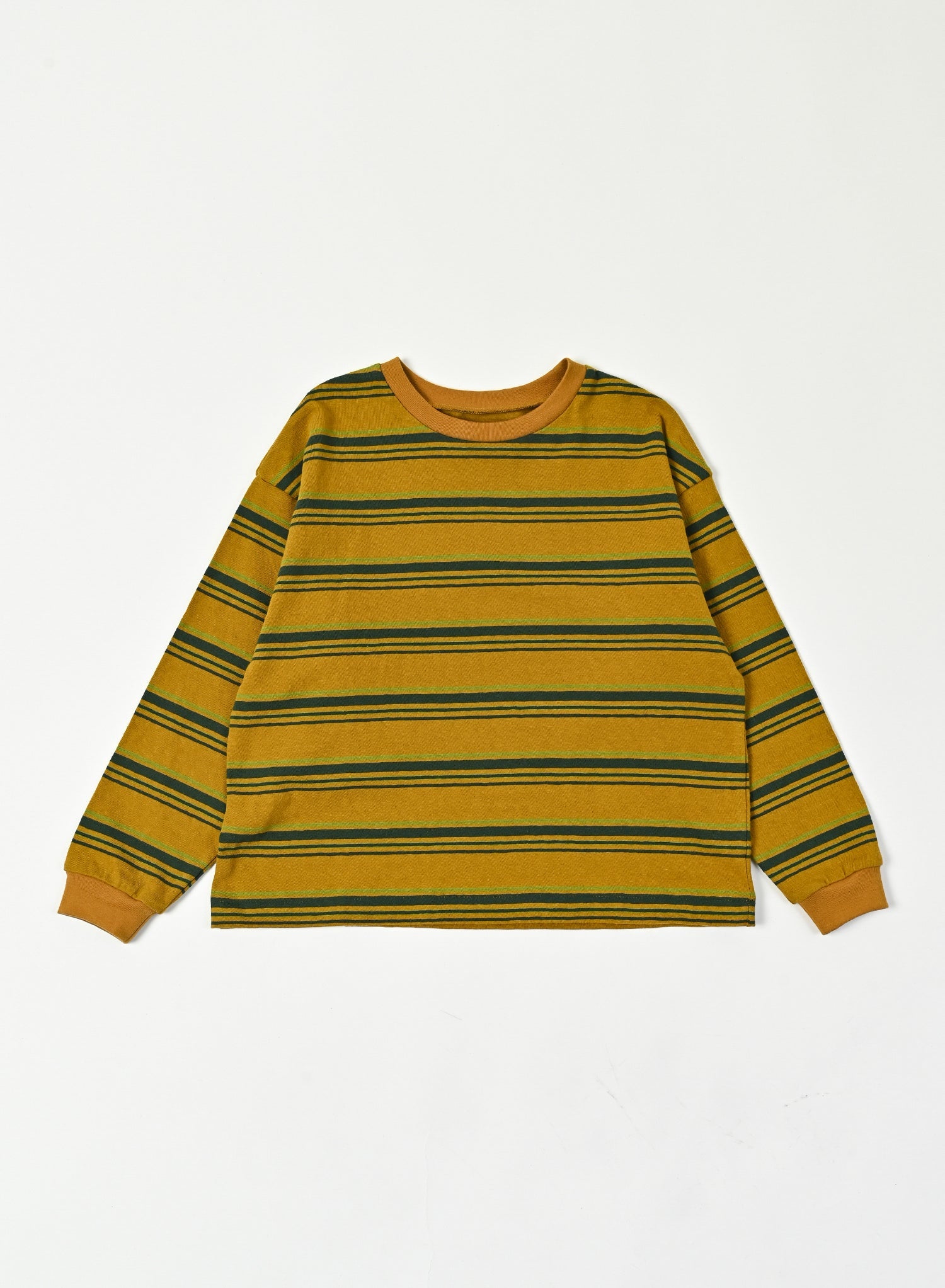 Multi Border T-shirt / Jayden Tee Multi Border / Mustard