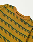 Multi Border T-shirt / Jayden Tee Multi Border / Mustard