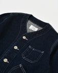 No Collar Denim Jacket / Joshua Jacket