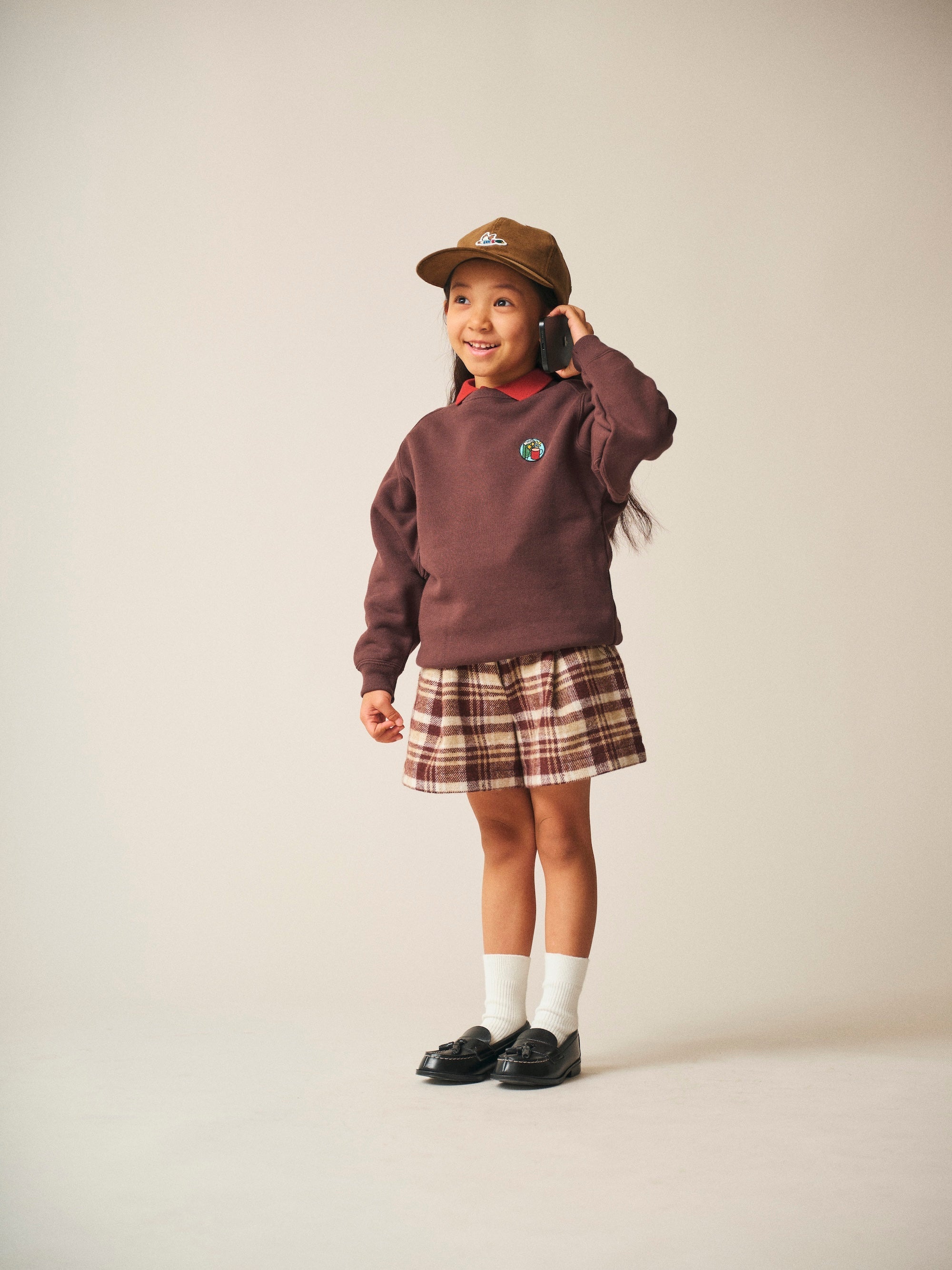 Culottes / Olivia Culottes / Brown Check