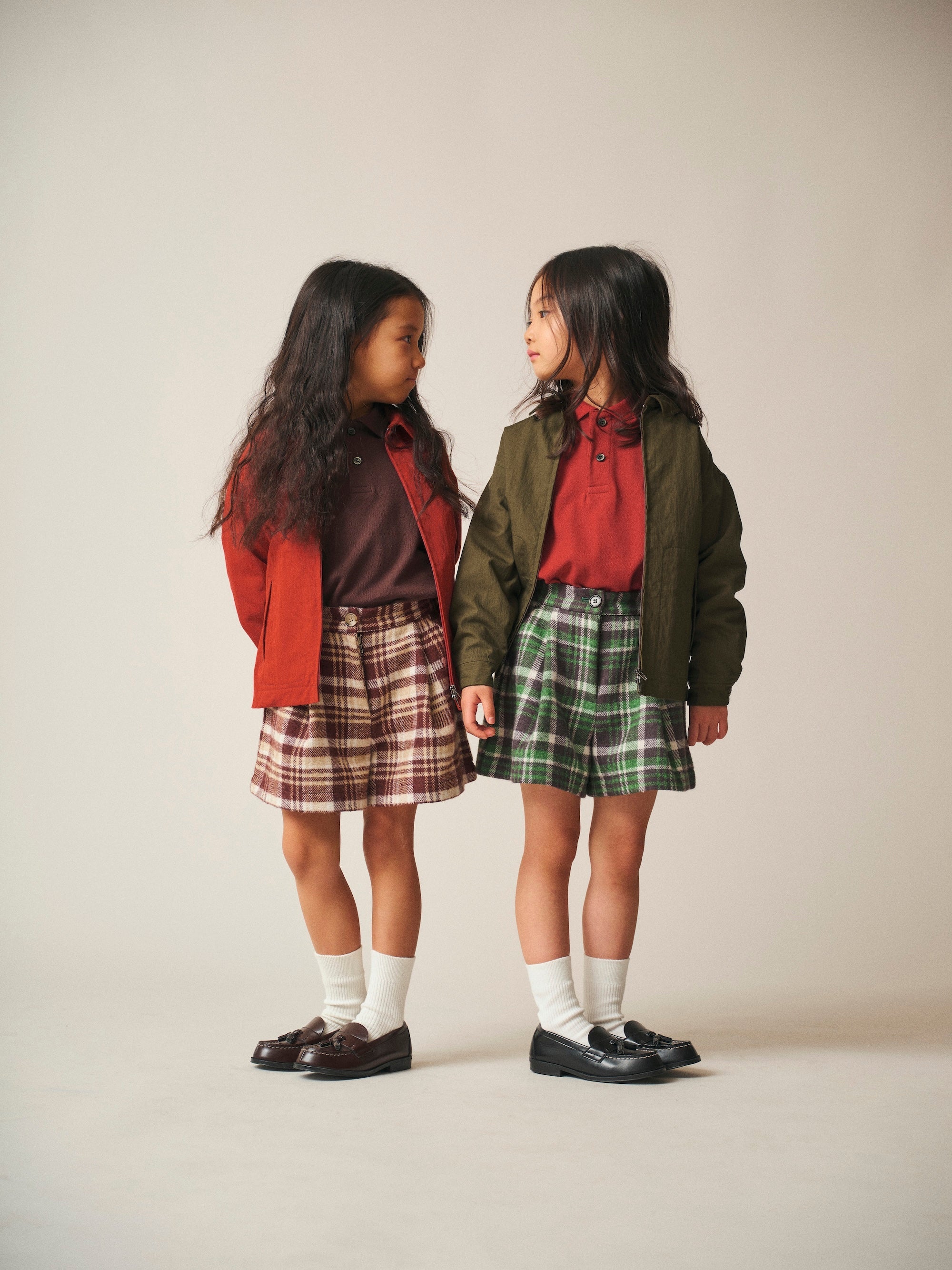 Culottes / Olivia Culottes / Brown Check