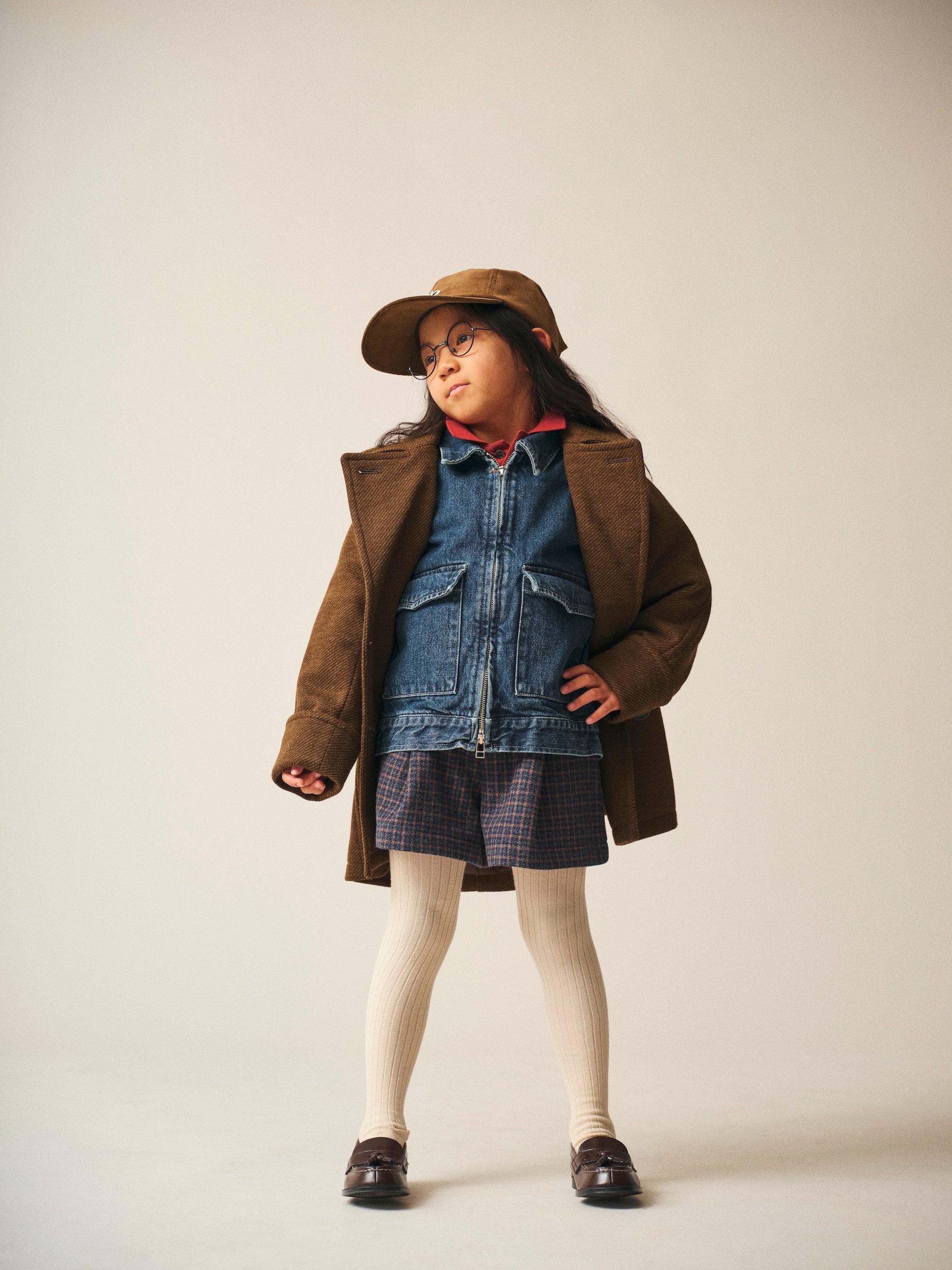 Culottes / Olivia Culottes / Navy Check