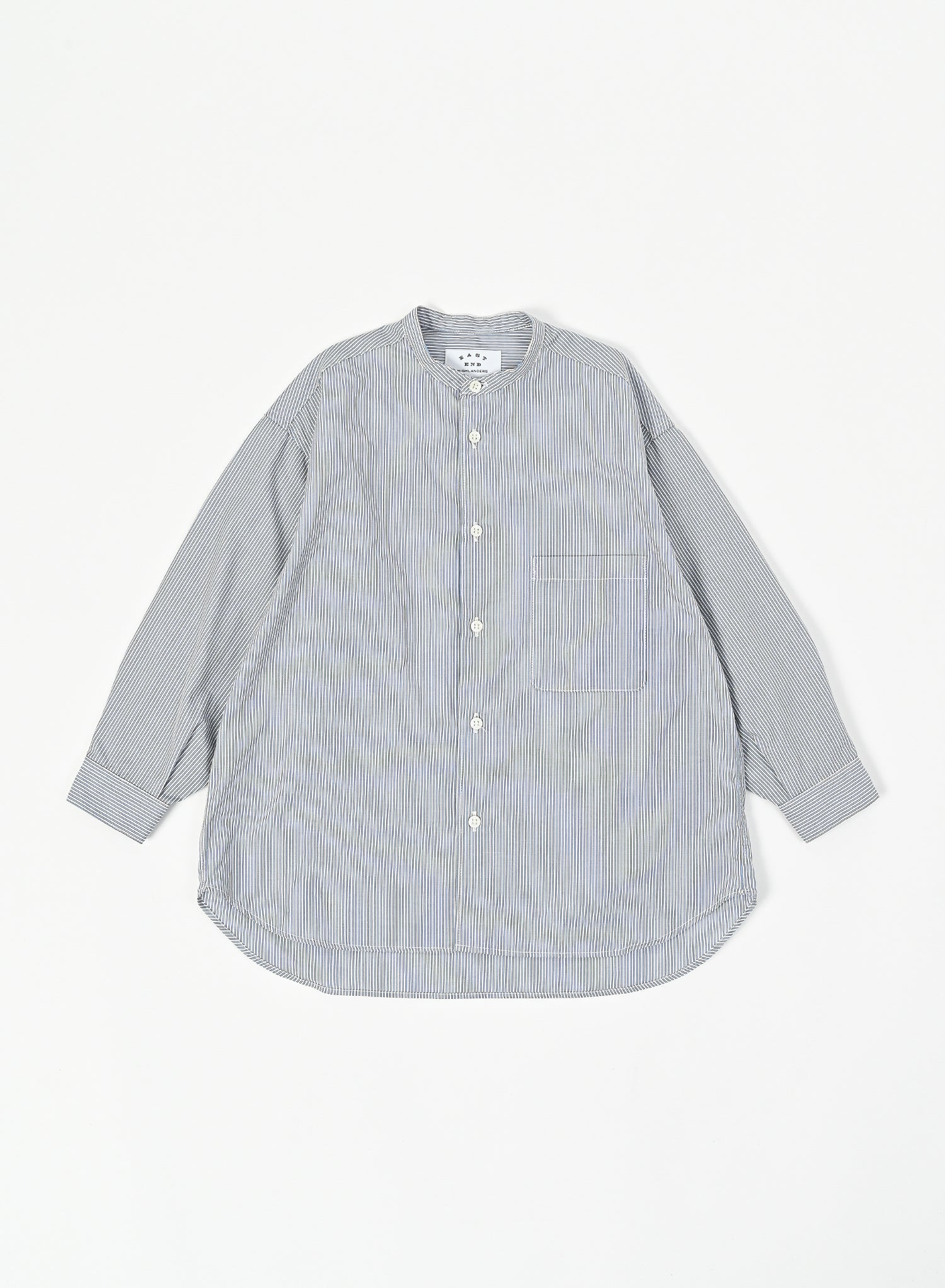 Band Collar Shirt / EAST END HIGLANDERS 25AW