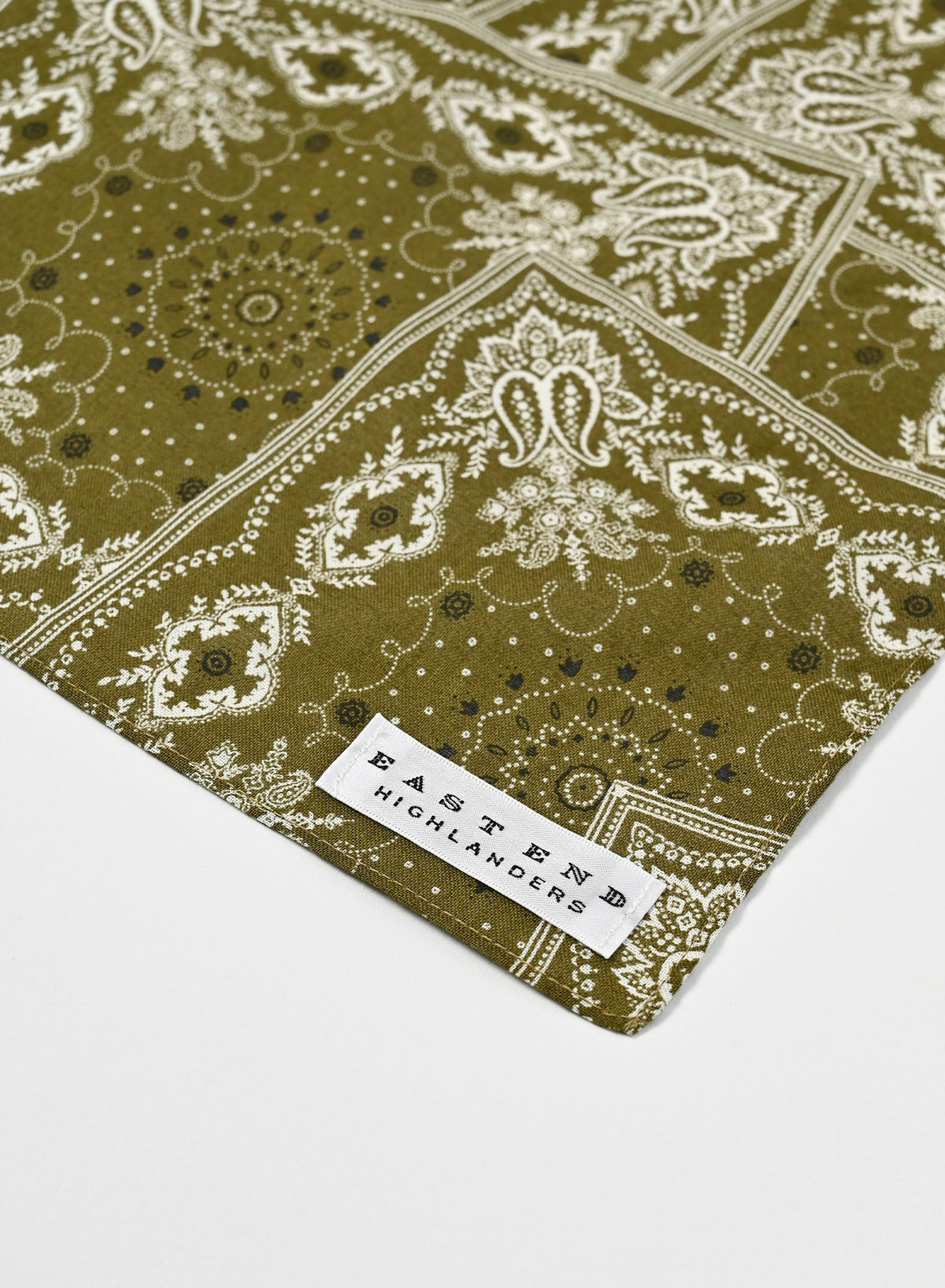 Scarf / Green  Paisley