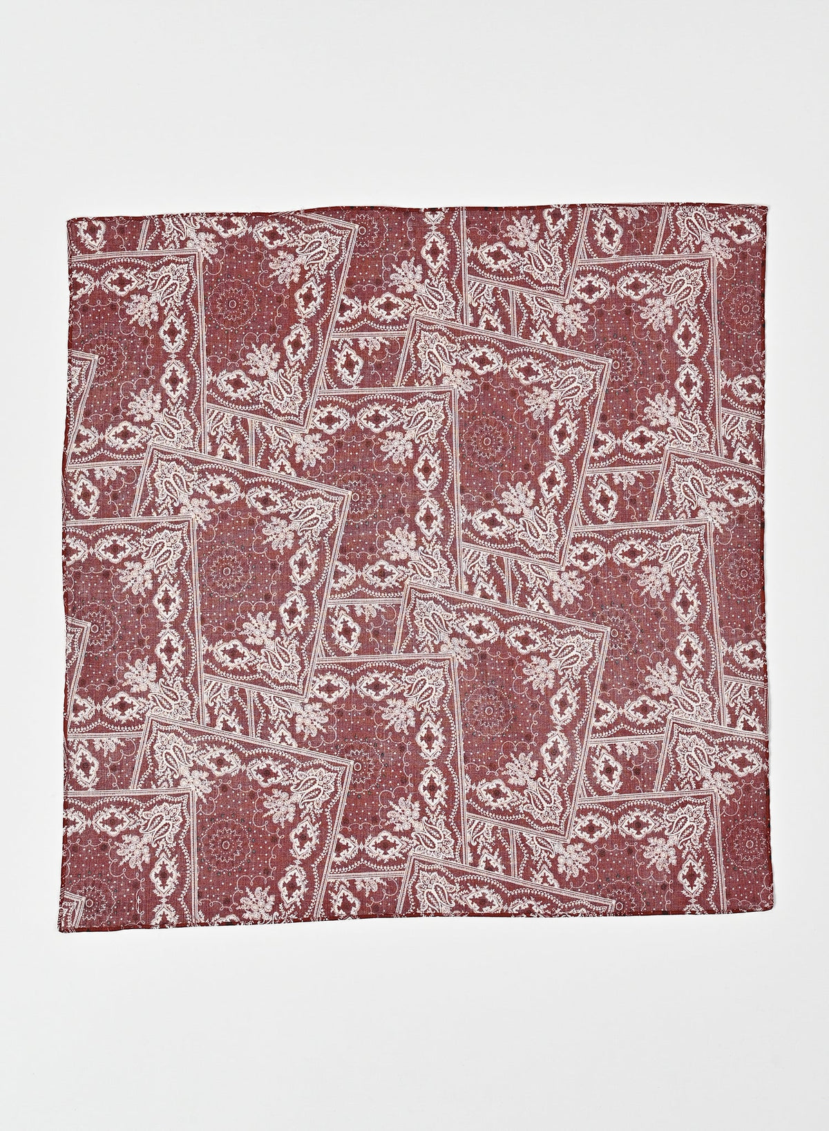 Scarf / Red  Paisley