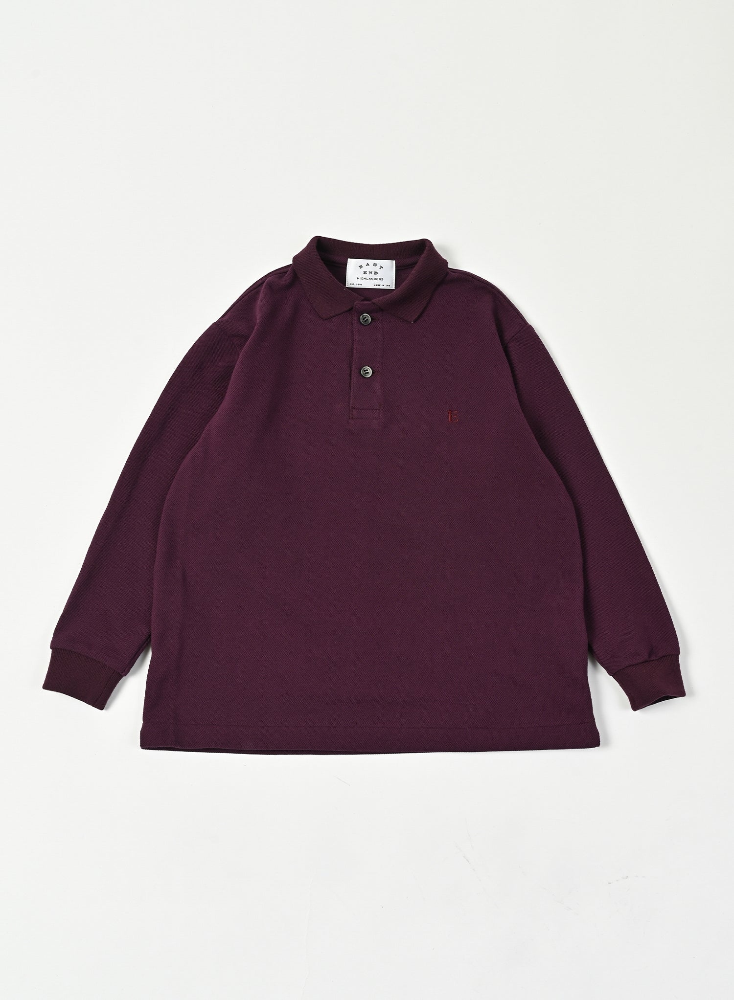 Long Sleeve Polo / Teddy Polo / Purple