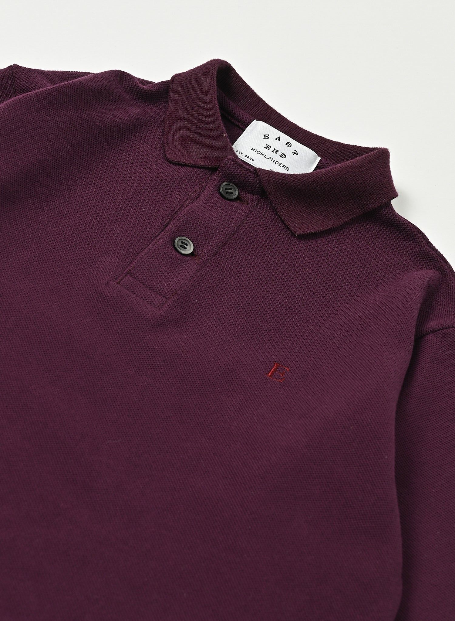 Long Sleeve Polo / Teddy Polo / Purple