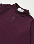 Long Sleeve Polo / Teddy Polo / Purple