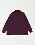 Long Sleeve Polo / Teddy Polo / Purple