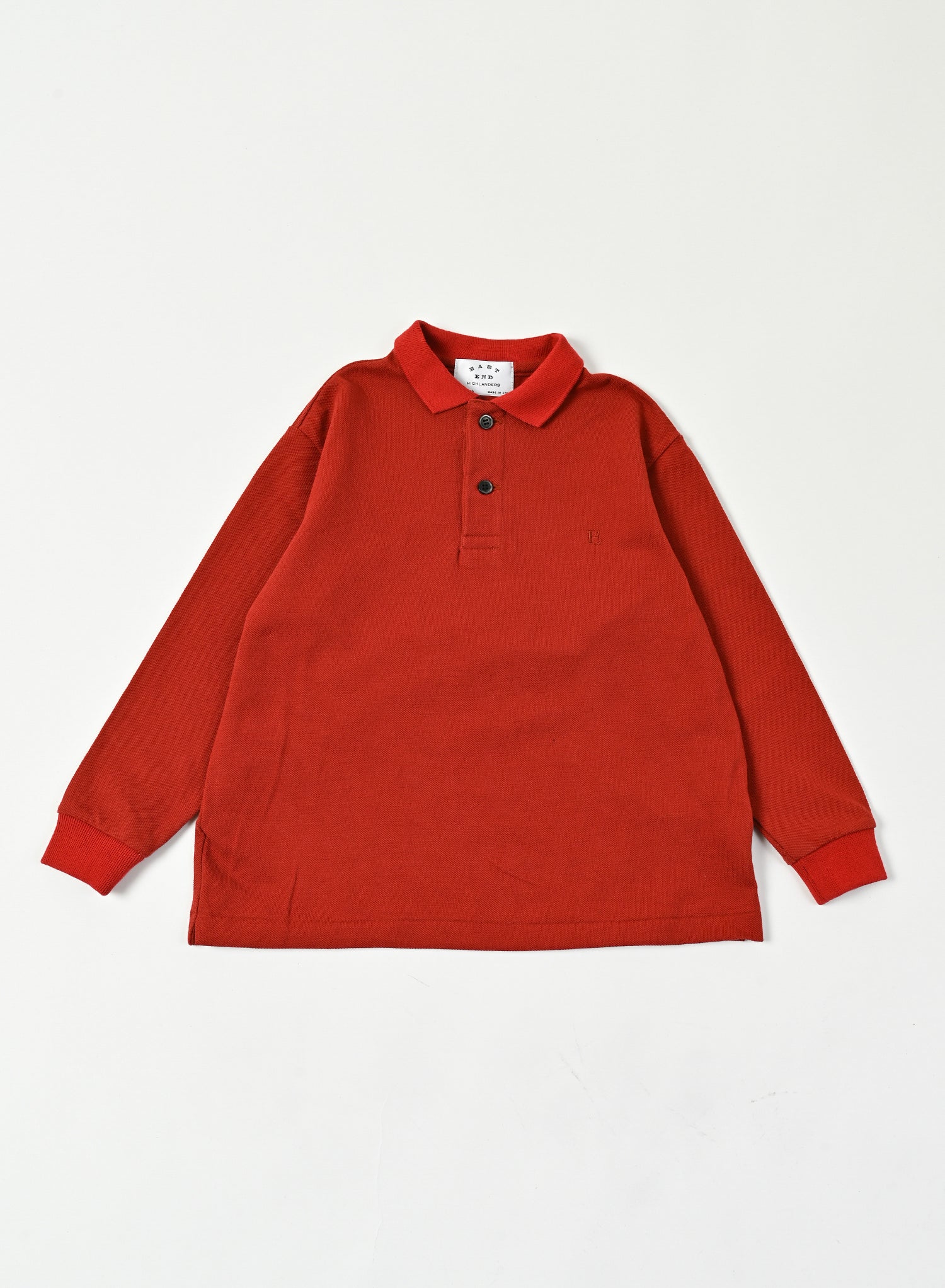 Long Sleeve Polo / Teddy Polo / Scarlet