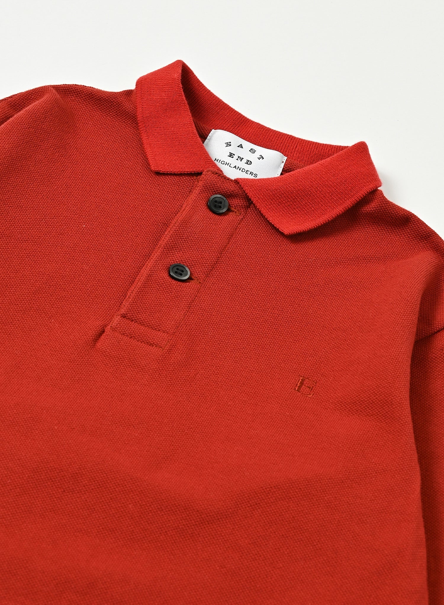 Long Sleeve Polo / Teddy Polo / Scarlet