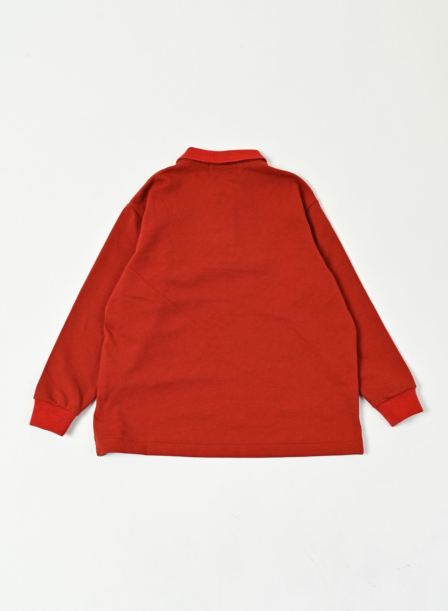 Long Sleeve Polo / Teddy Polo / Scarlet